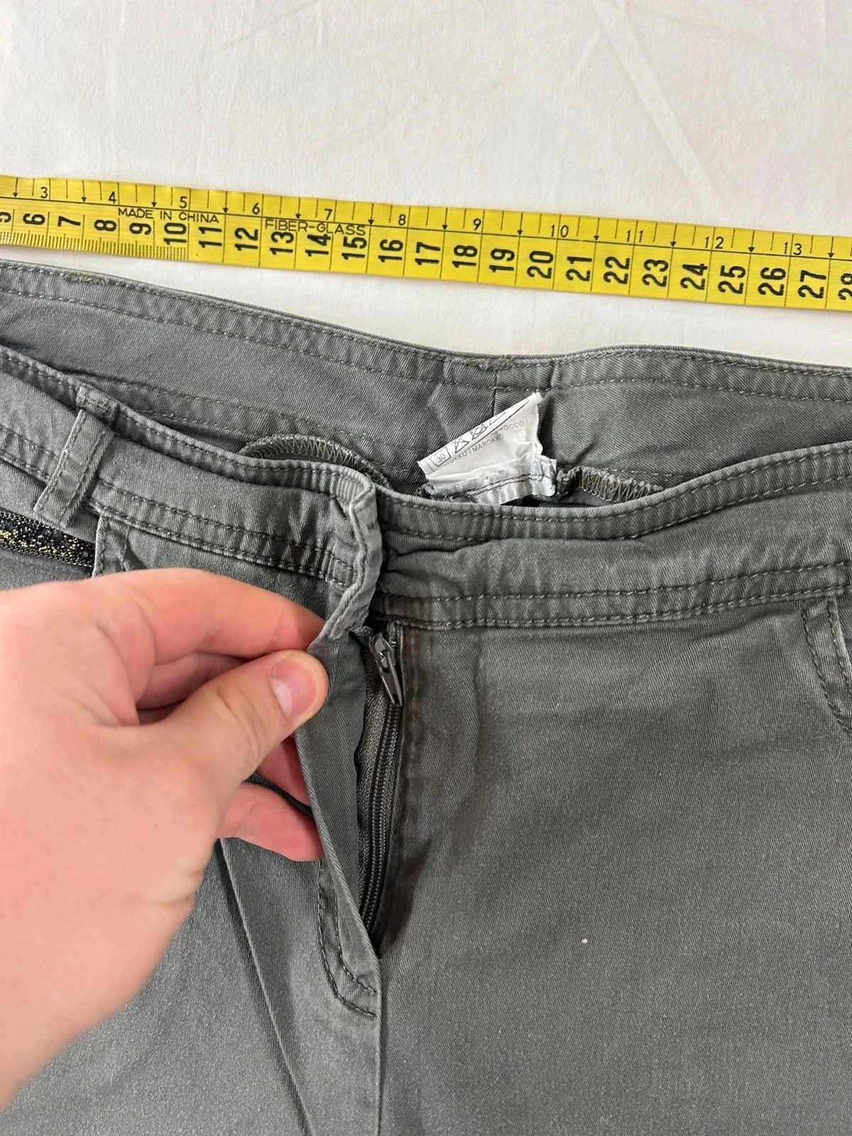 Calça jeans cinza vintage – photo 7